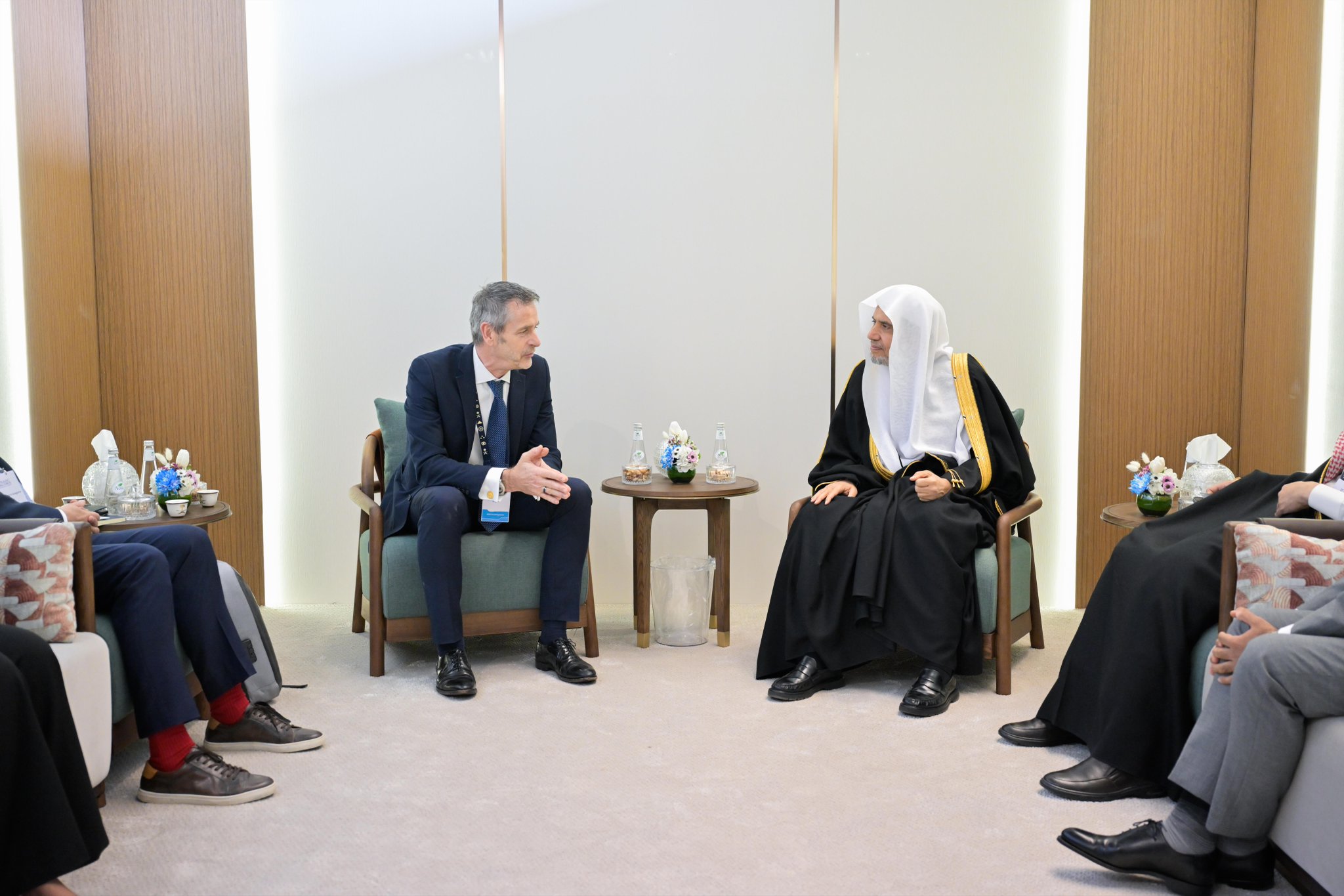 Sheij Mohammed Alissa se reunió con el Enviado Especial belga para Oriente Medio, el embajador Johan Verkammen