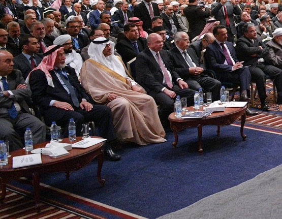 Le SG durant la cérémonie d’ouverture du congrès organisé par la LIM à Amman en Jordanie  “La sécurité dans la société” en présence de grandes personnalités religieuses, politiques et idéologiques du monde.