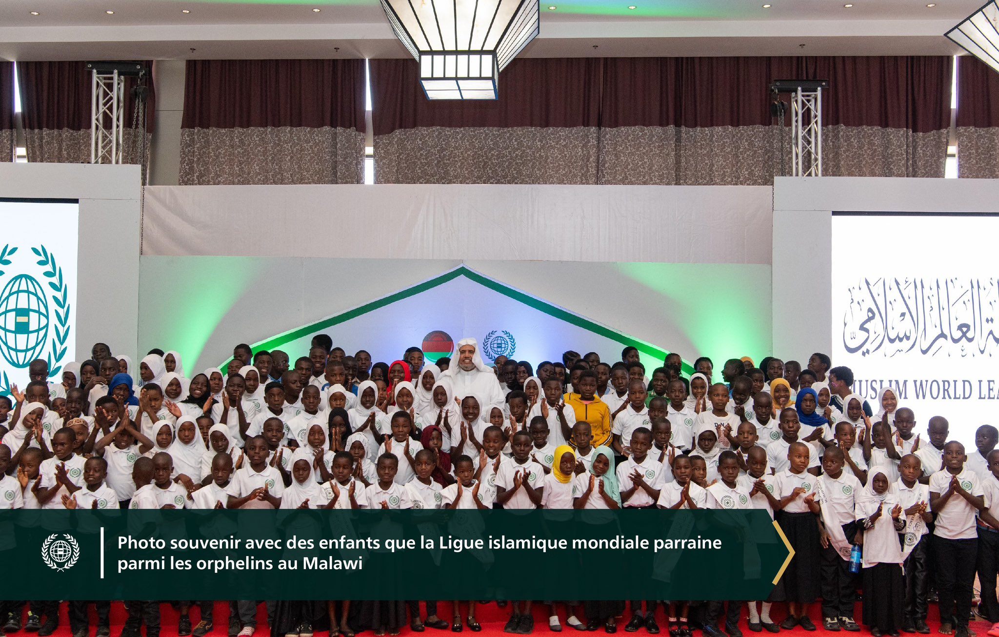 En hommage aux 6000 orphelins pris en charge par la Ligue, la Ligueislamiquemondiale a célébré ses programmes destinés aux orphelins en République du Malawi