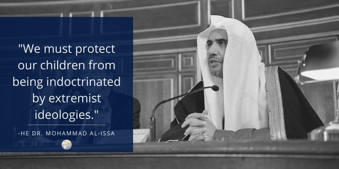 HE Dr. Mohammad Alissa advocates for protecting youth from indoctrination by extremist ideologies