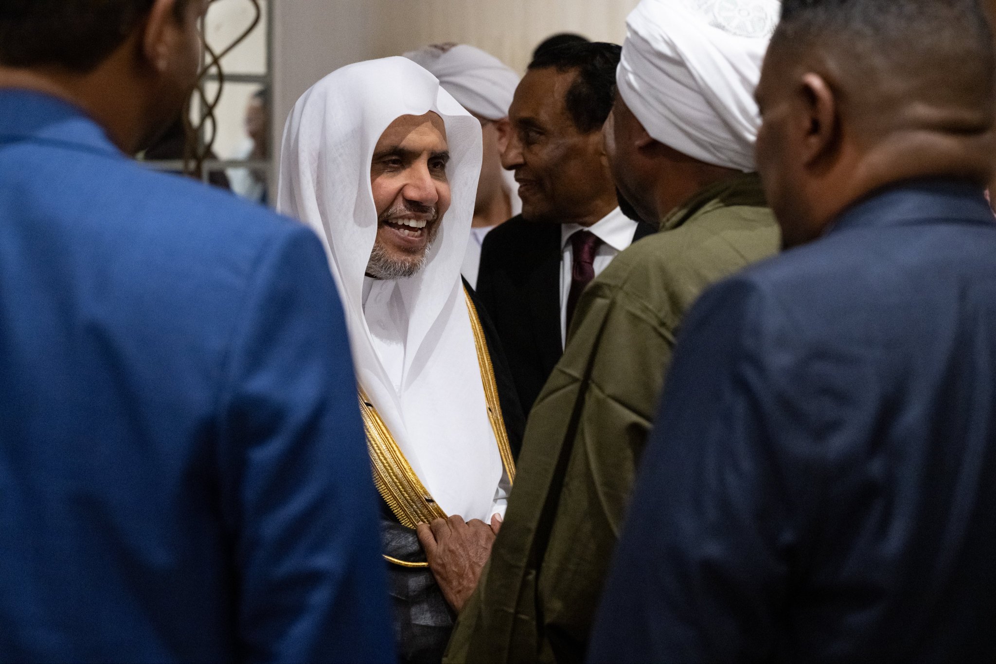 Yang Mulia Sekretaris Jenderal LMD, Ketua Organisasi Ulama Muslim, Syekh Dr. Mohammed Alissa , bertemu dengan delegasi ulama dari Republik Sudan