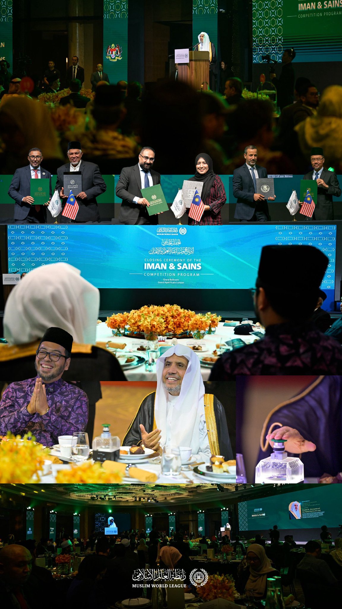 آج دوپہر ملائیشیا کے دارالحکومت میں، بین الاقوامی علماء، وزارتی شخصیات اور جامعات کے سربراہان کی موجودگی میں