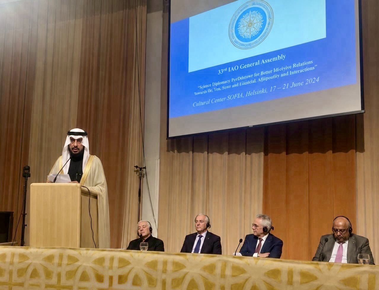On behalf of H.E. Sheikh Dr. Mohammed Al-Issa, H.E. Dr. Abdulrahman AlZaid, Deputy Secretary-General, delivered the Muslim World League’s address at the meeting of the General Assembly of the Interparliamentary Assembly on Orthodoxy
