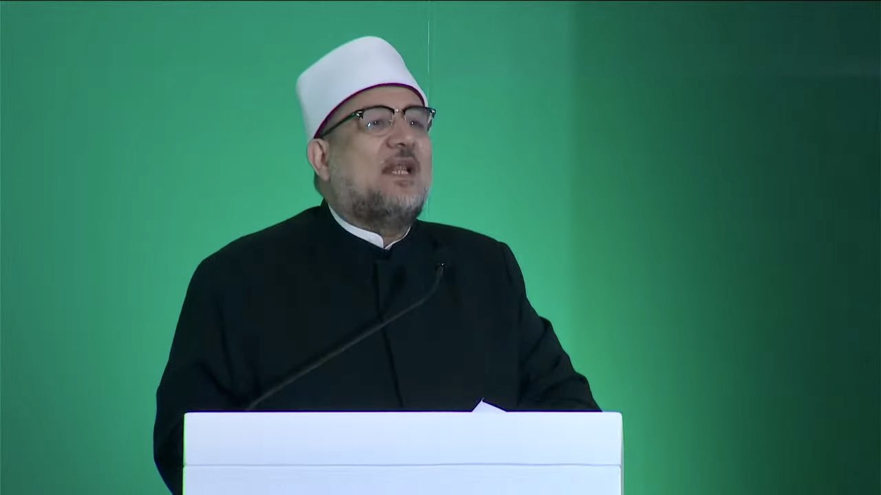 His Excellency Dr. Muhammad Mukhtar Gomaa, Minister of Awqaf and President of the Supreme Council for Islamic Affairs in Egypt, at the opening ceremony at the Global Conference