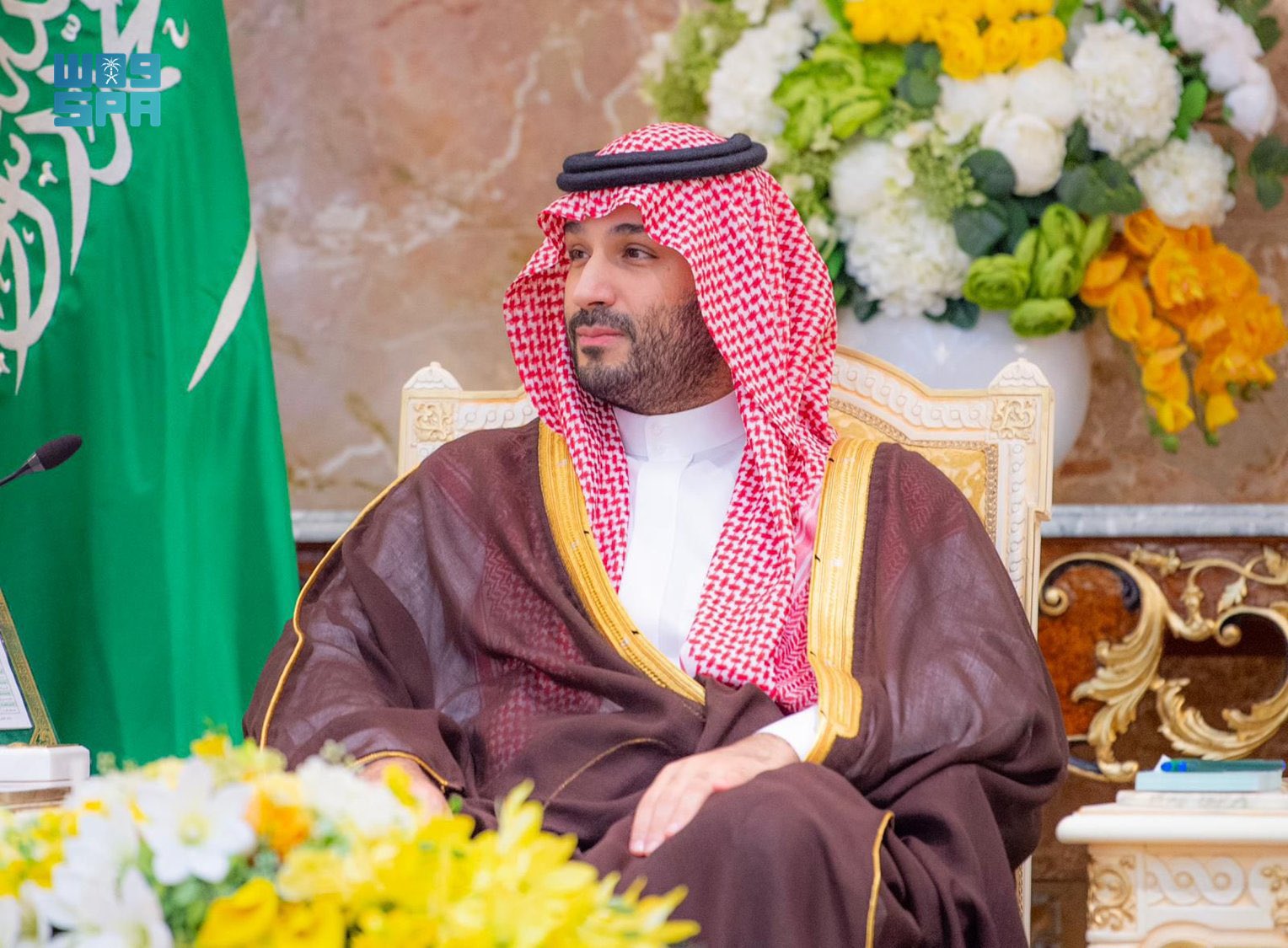 Para tamu Liga Muslim Dunia mendapat kehormatan untuk menghadiri perayaan tahunan yang diadakan “atas nama Penjaga Dua Tanah Suci, Raja Salman bin Abdulaziz,” dan Putra Mahkota, Perdana Menteri, Yang Mulia Pangeran Mohammed bin Salman bin Abdulaziz
