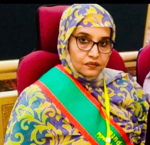 La Ligueislamiquemondiale félicite Mme Messouda Baham, directrice du bureau de la LIM en Mauritanie