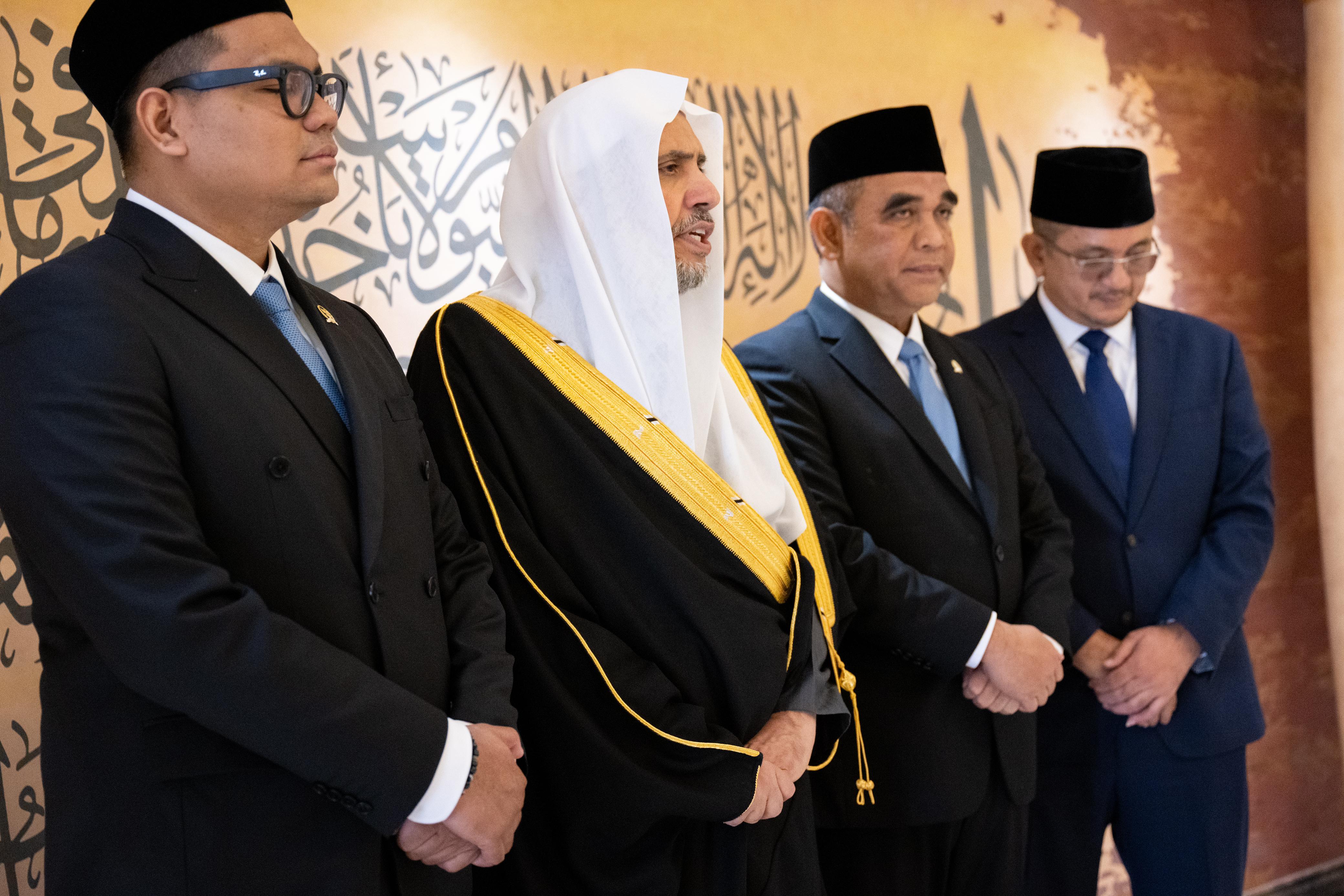 *رئيس مجلس الشورى الشعبي بجمهورية إندونيسيا يزور رابطة العالم الإسلامي ويلتقي أمينها العام*