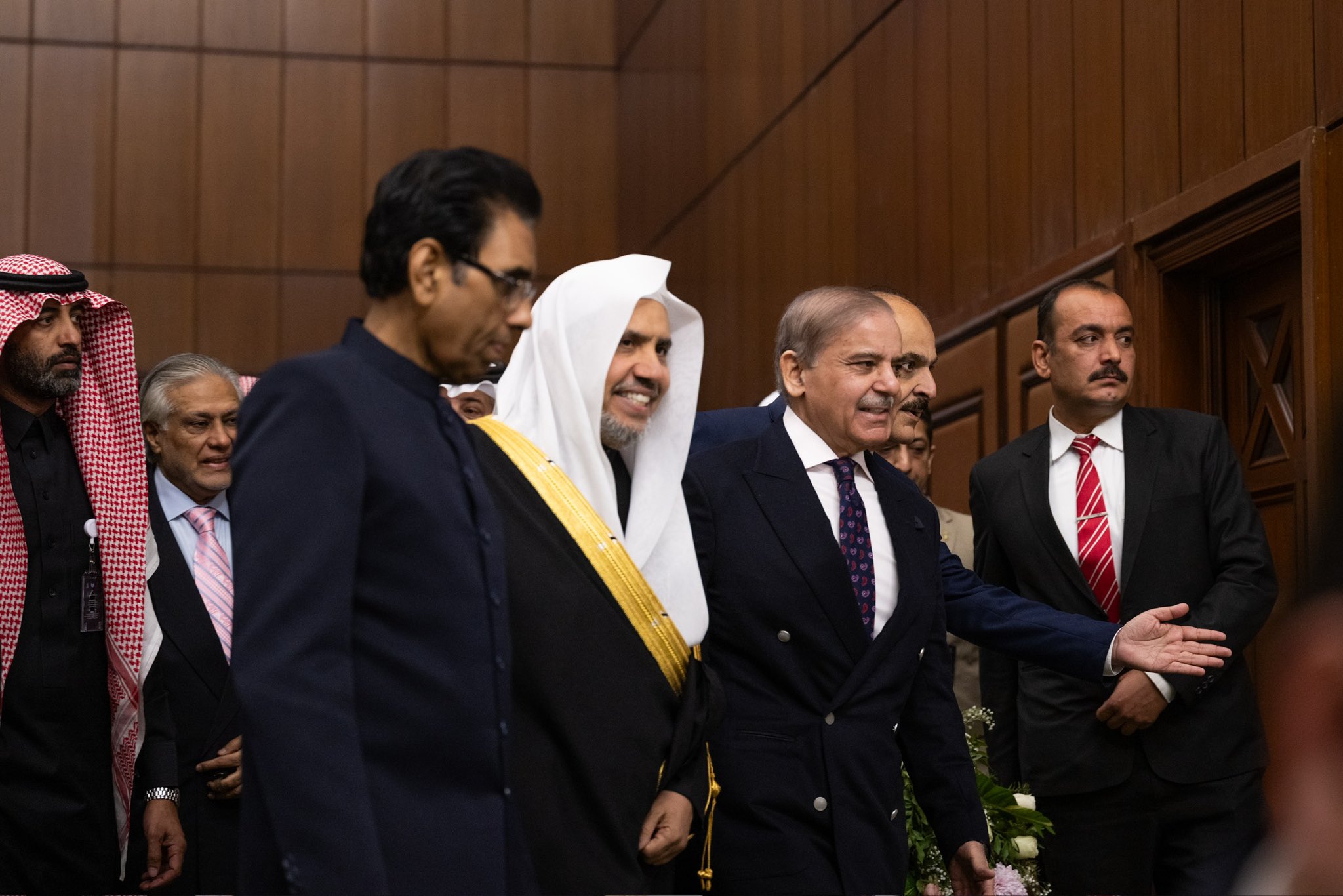 El Secretario General, Presidente de la Comisión de Ulemas, el Sheij Mohammed Al-Issa, durante el lanzamiento de la conferencia EducacionDeNiñas en las sociedades musulmanas desde la capital de Pakistán, Islamabad: