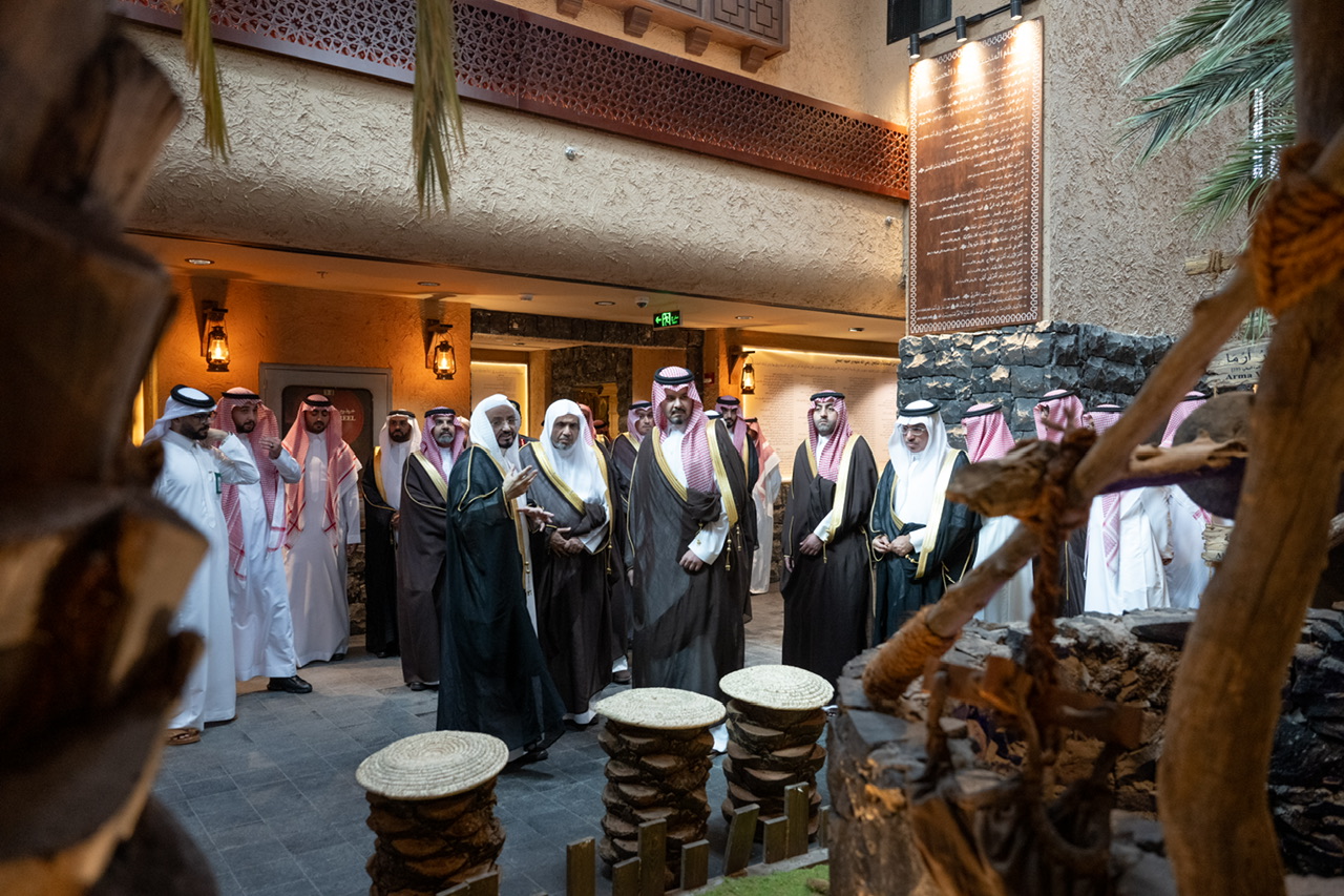 Au Musée sur la tradition Prophétique, affilié à la Ligueislamiquemondiale, à proximité de la Mosquée du Prophète :