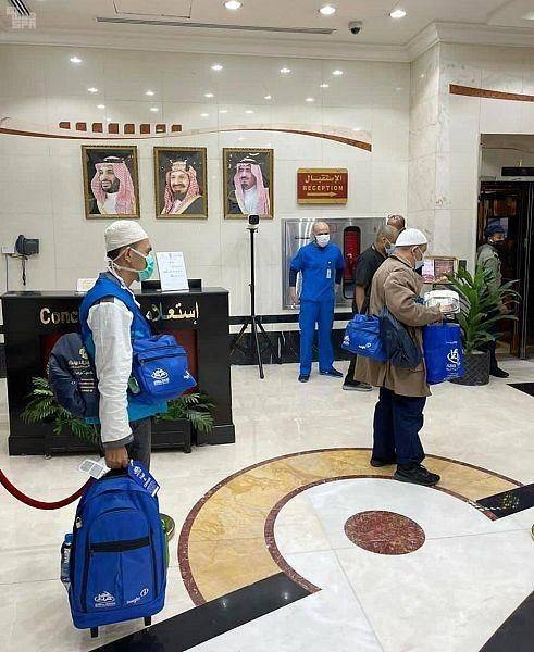 The first Umrah performers from outside Saudi Arabia were welcomed to Medina