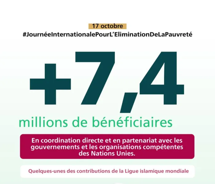En conformité avec les valeurs de l’Islam fondées sur la miséricorde et la solidarité, qui enseignent que tout acte de bienveillance envers un être vivant est récompensé, et encouragent à secourir les personnes en détresse et à rapprocher les cœurs