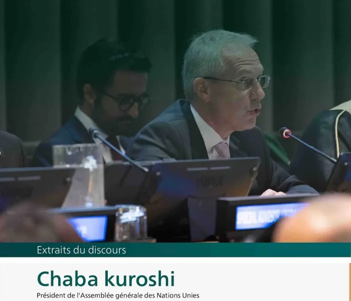 Extraits du discours de Chaba Kuroshi lors du lancement de l’initiative de la Ligue islamique mondiale pour “construire des ponts de compréhension et de paix entre l’Orient et l’Occident “ depuis le siège des Nations Unies à New York