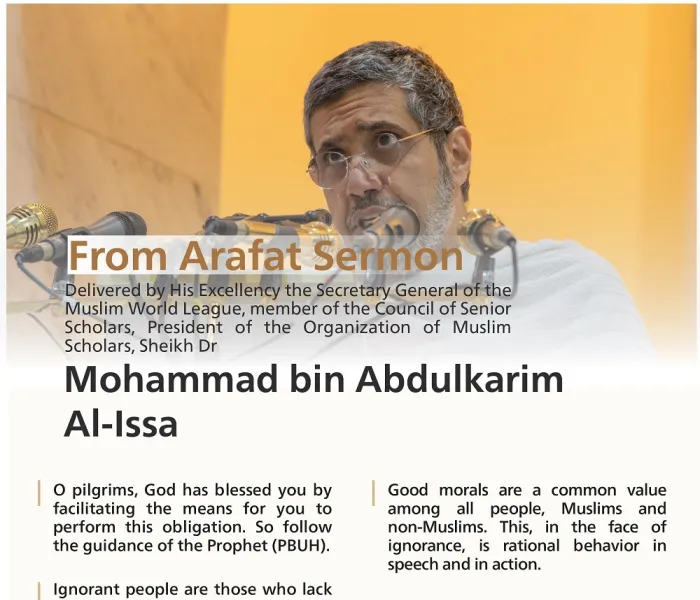 Highlights from Arafat Sermon 