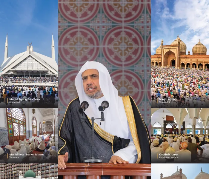 Kutipan penting dalam khutbah internasional yang disampaikan oleh Yang Mulia Sekretaris Jenderal LMD, Ketua Organisasi Ulama Muslim, Syekh Dr. Mohammed Alissa