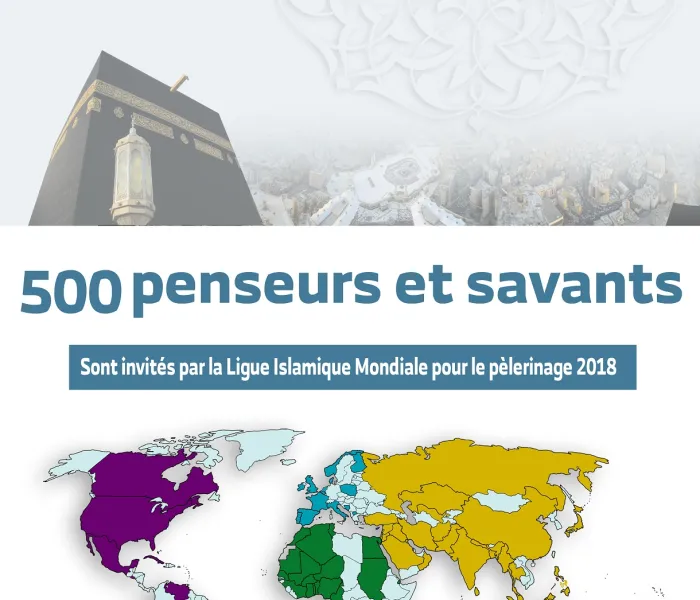 La Ligue Islamique Mondiale reçoit 500 penseurs et savants de 76 pays pour le pèlerinage