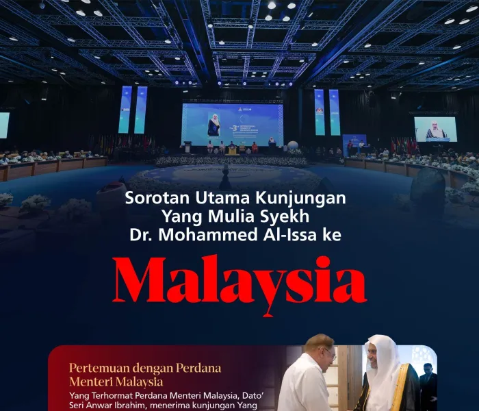 Berikut adalah sorotan utama kunjungan Yang Mulia Sekretaris Jenderal LMD, Ketua Organisasi Ulama Muslim, Syekh Dr. Mohammed Alissa ke Malaysia: