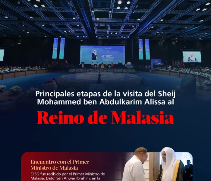 Las principales etapas de la visita del Secretario General de la Liga del Mundo Islámico, Presidente del Consejo de Ulemas, el Sheij Dr. Mohammed Al-Issa al Reino de Malasia: