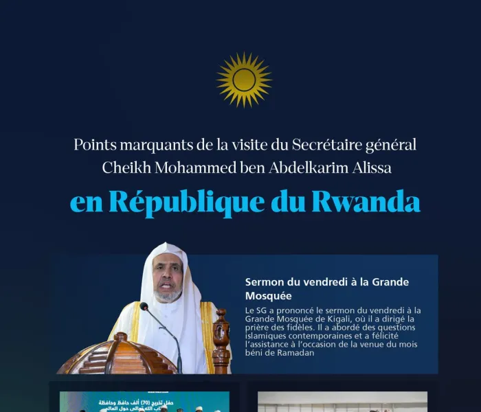 Les principales étapes de la visite du Secrétaire général, cheikh Mohammed Al-Issa en République du Rwanda
