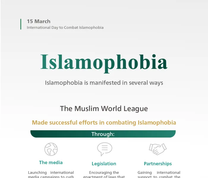 The Muslim World League makes constant efforts to combat Islamophobia around the globe