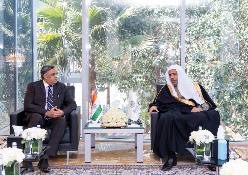 Dr Al Issa Meets Indias Ambassador To The Kingdom Of Saudi Arabia Muslim World League