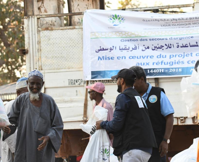MWL concludes urgent relief campaign aimed at distributing food baskets to about 40,000 of refugees of Central Africa
