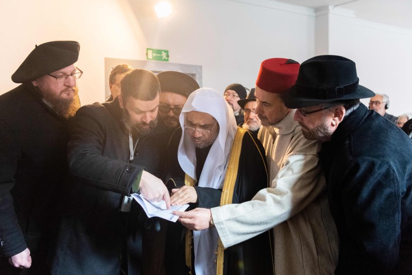 In memory of the Holocaust, H.E. Dr. Mohammad Alissa led a delegation of senior Muslim scholars and leaders in coordination with the American Jewish Committee to the Auschwitz concentration camp