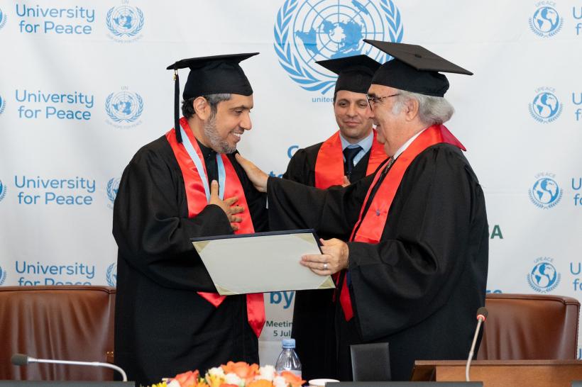 Mohammad Alissa receives award from UN body for his “outstanding efforts” in international diplomacy & combating hate