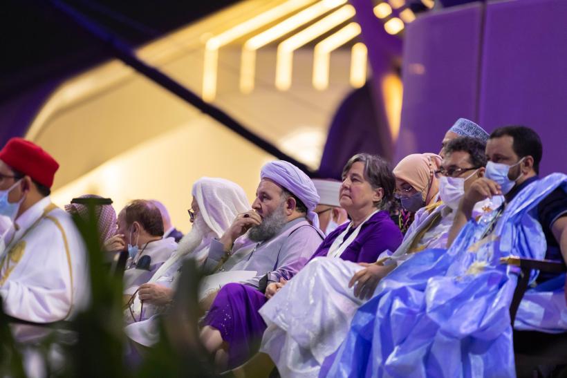 شیخ ڈاکٹر محمد العيسى ایکسپو 2020 دبئی میں منعقدہ عالمی فورم برائے فروغ امن کے افتتاحی تقریب میں مرکزی مقرر کی حیثیت سے خطاب