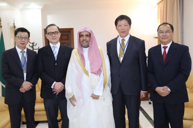 HE MWL SG receives the Head of Taiwan Hajj Mission & the accompanying delegation in the presence of Taiwan Ambassador to Saudi Arabia