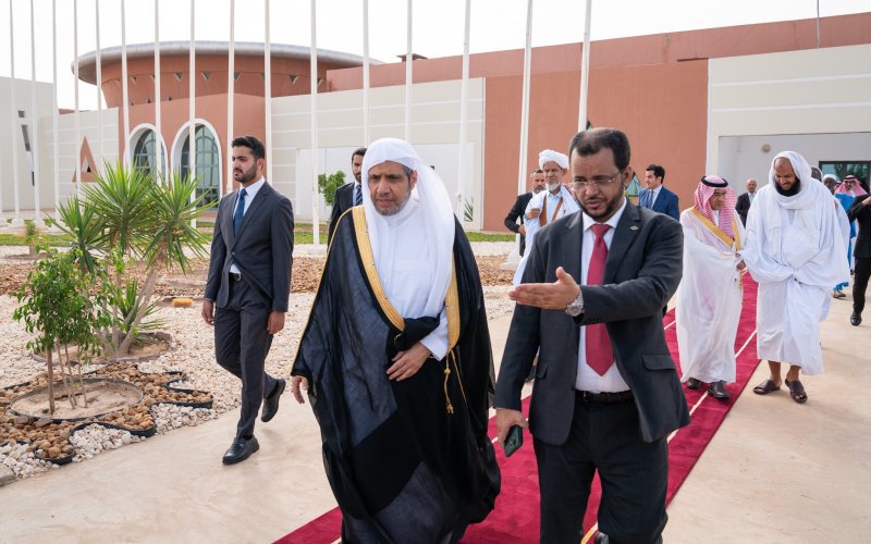 On an official visit scheduled to last several days, His Excellency Sheikh Dr.Mohammed Alissa, Secretary-General of the MWL and Chairman of the Organization of Muslim Scholars arrives in the Islamic Republic of Mauritania,