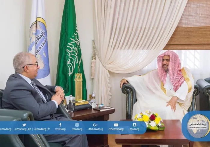 Le SG rencontrant le SG de la Conférence islamique européenne D. Mohamed Bechari.