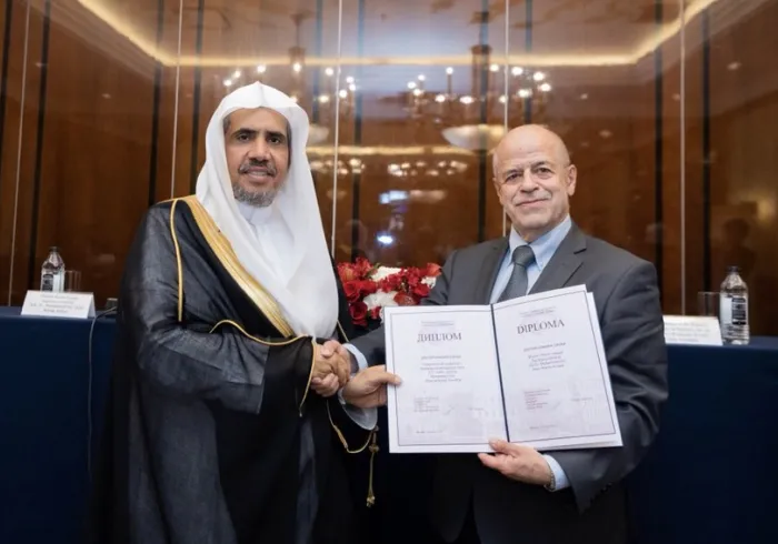 HE Dr. Mohammad Alissa was awarded an honorary doctorate from the Institute of Oriental Studies of the Russian Academy of Sciences this summer