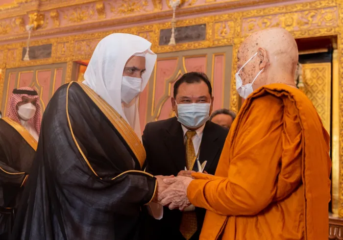 شیخ ڈاکٹر محمد العیسی کا تھائی لینڈ کی بدھ مت قیادت سے ملاقات