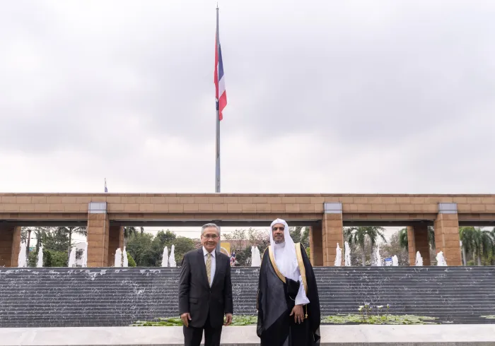 تھائی حکومت کی دعوت پر سیکرٹری جنرل کی بنکاک آمد،جہاں وزیر اعظم،اسپیکر پارلیمان،متعدد وزراء اور مختلف مذہبی قیادت کے ساتھ ملاقات