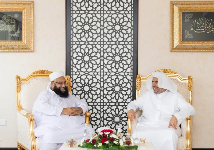 Mohammad Alissa a reçu le président du Conseil des oulémas du Pakistan, Hafiz Tahir Ashrafi, à Mina