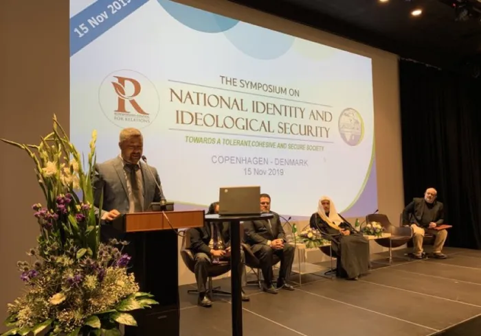 At the Symposium on National Identity and Ideological Security NIIS2019, anouar_touimi shared the importance of tolerance and cohesion within national identity. MWLinDenmark