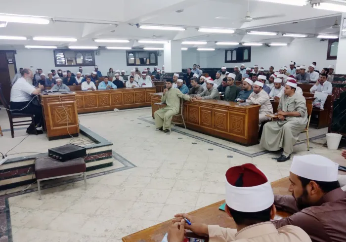 دشنت ⁧‫#رابطة_العالم_الإسلامي‬⁩ عبر هيئتها العالمية للكتاب والسنة، وبالتعاون مع وزارة الأوقاف في جمهورية ⁧‫#مصر‬⁩ العربية، فعالية علمية على عدة جلسات شملت محاورَ متنوعةً، تناولت الإعجاز العلمي في القرآن والسنة.  ‏وقد حظيت بتفاعل كبير من قبل عدد من الأئمة والخطباء والمهتمين بعِلْم الإعجاز.