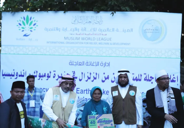 The MWL launches the first phase of its emergency campaign to aid the victims of the devastating Lombok Earthquake