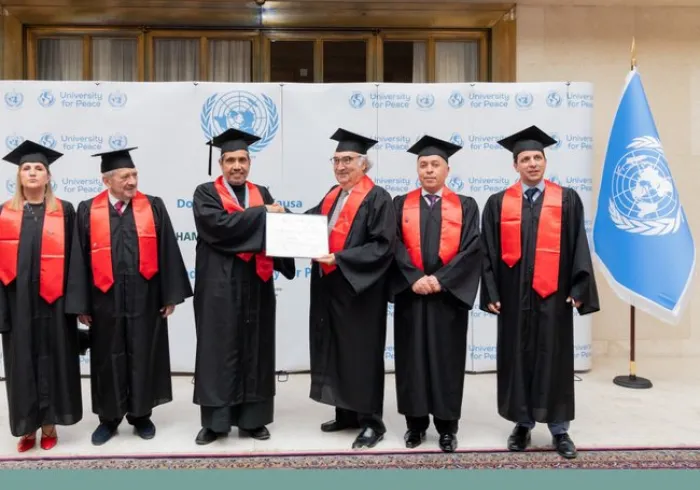 Mohammad Alissa a reçu un prix des NU pour son rôle dans la diplomatie internationale la lutte contre la haine.