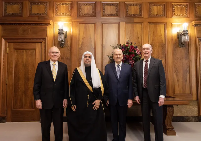 HE Dr. Mohammad Alissa met with the First Presidency of the Church of Jesus Christ of Latter-Day Saints to expand MWL's interfaith reach