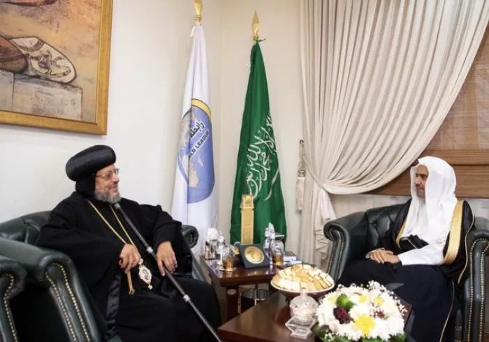 The MWL Secretary General welcomed His Grace Bishop Morcos of the Coptic Orthodox Church in the Greater Shubra in Egypt