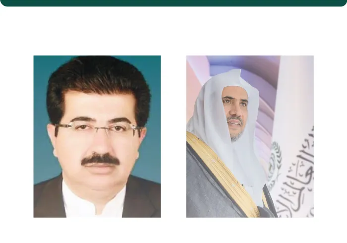 عزت مآب سیکرٹری جنرل ڈاکٹر محمد العيسى   نے”ورچوئل اجلاس میں“ پاکستانی سینٹ کے چیئرمین سینیٹر جناب محمد صادق سنجرانی سے ملاقات کی۔ اجلاس میں مشترکہ دلچسپی کے متعدد امور کا جائزہ لیا گیا۔