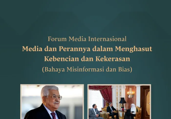  Yang Mulia Presiden Palestina Mahmoud Abbas, dalam panggilan telepon dengan Yang Mulia Sekretaris Jenderal LMD, Syeikh Dr. Mohammed Al-issa     