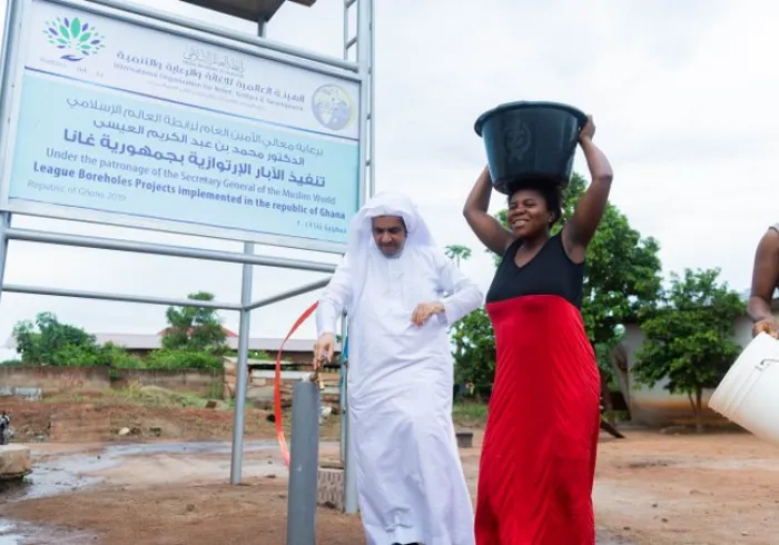 Last year, the Muslim World League dug thousands of wells in Ghana