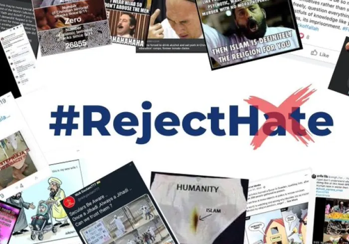 La LIM a lancé une campagne Reject Hate pour en terminer avec les discours de haine sur les réseaux sociaux. 