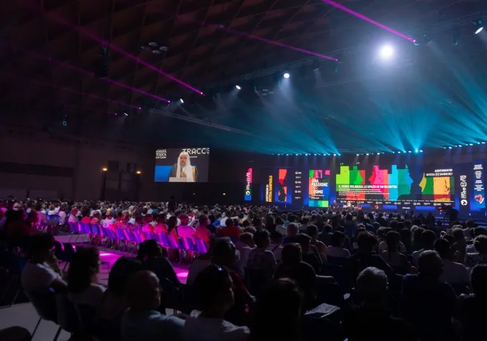 رسالتُنا الإسلاميةُ إيمانٌ وقيمٌ وحضارةٌ ‏تعتزُّ ⁧‫رابطة العالم الإسلامي‬⁩ بتمثيل الإسهام الإسلامي الحضاري ودوره المحوري في إسعاد البشرية وتقديم الحلول لقضاياها