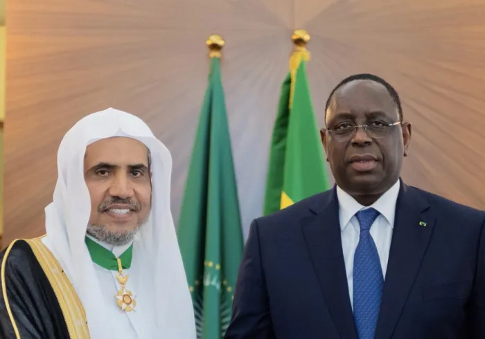 President Macky_Sall PR_Senegal gave HE Dr.Mohammed Alissa the Grand Order of the State in recognition of his global efforts in promoting religious moderation, intercultural harmony, and humanitarian programs around the world