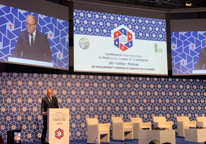 President of Fond Islam FR , concluded the Paris International Conference for Peaceand Solidarity: "What's at stake is a challenge of civilization; our cause is national, and our challenge is humanistic