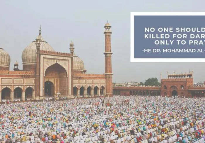 We must stand against all violent actions committed in houses of worship