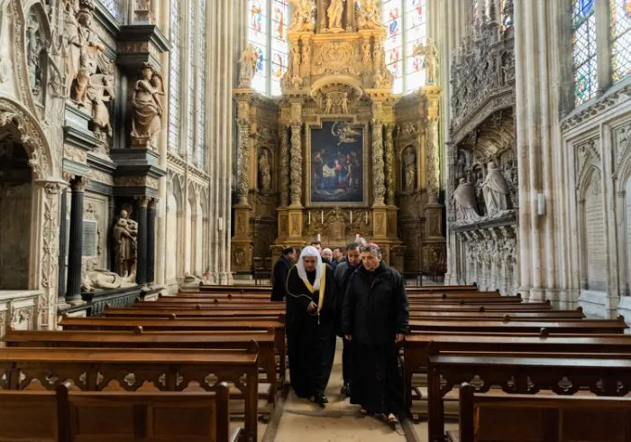 L’archevêque de Rouen Monseigneur Le Brun reçoit #MohammadAlissa